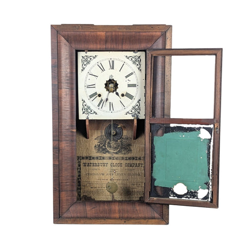Waterbury 1880's Ogee Weight Driven Shelf Clock - Working Perfectly