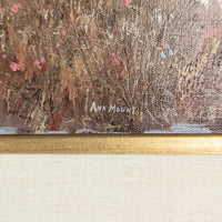 Ann Mount "Going Home" Framed Oil on Canvas (18.5" x 30.5")