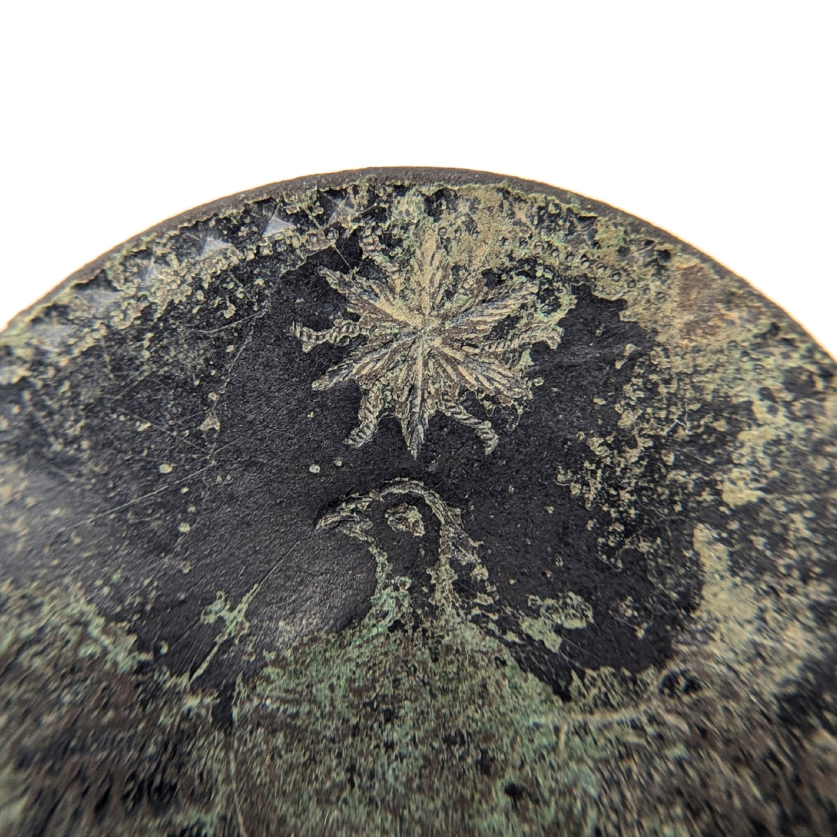 1789 George Washington Inaugural Button, Eagle & Star, Albert WI-12C, 35mm