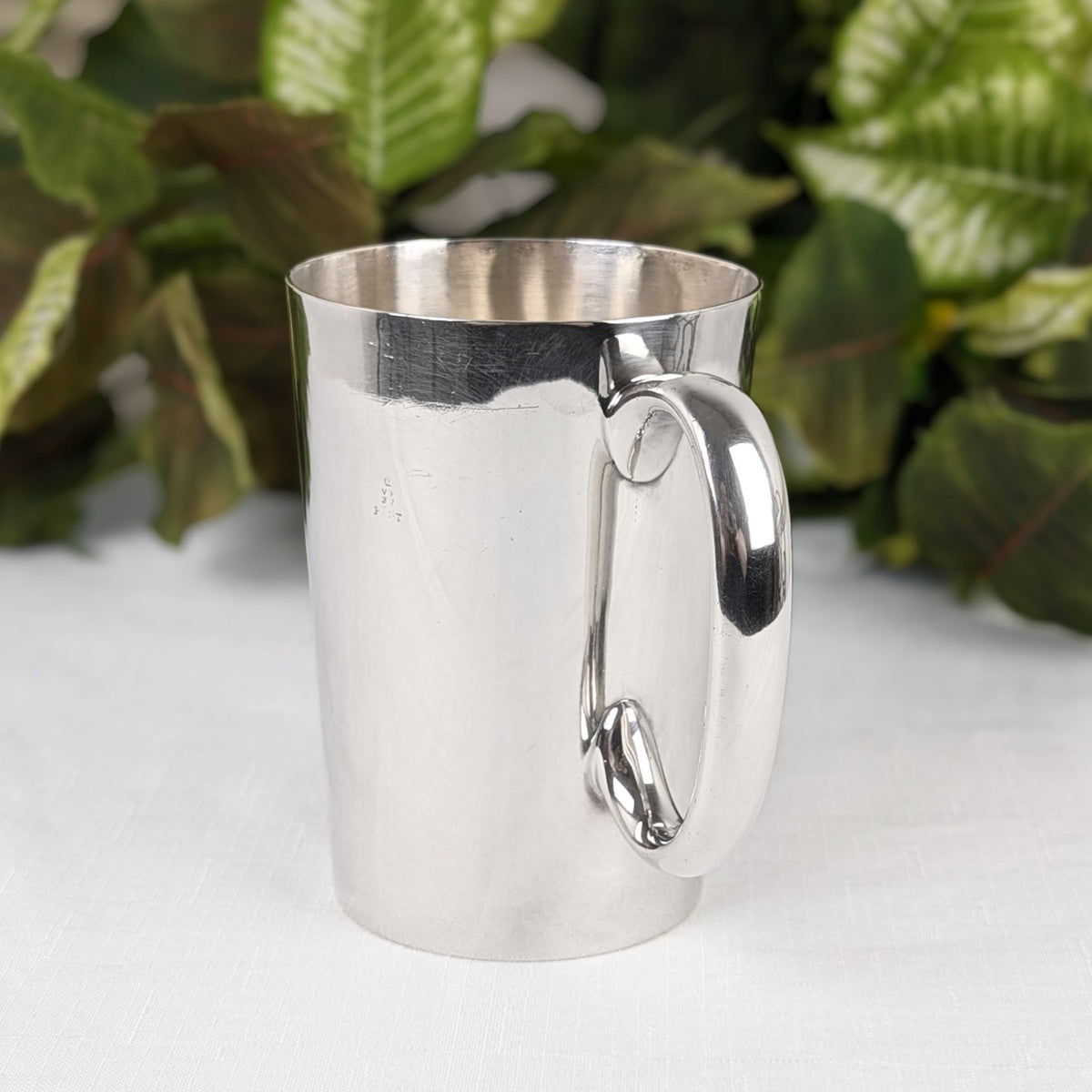 Victorian-Era Royal Thames Yacht Club Silver-Plated Pint Tankard