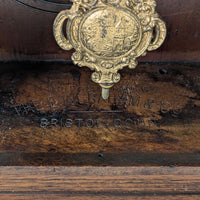 Antique 1881 E. Ingraham "Cadet" Walnut Parlor Mantel Clock - 8 Day - Running