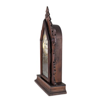 Antique 1881 E. Ingraham "Cadet" Walnut Parlor Mantel Clock - 8 Day - Running