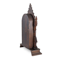 Antique 1881 E. Ingraham "Cadet" Walnut Parlor Mantel Clock - 8 Day - Running