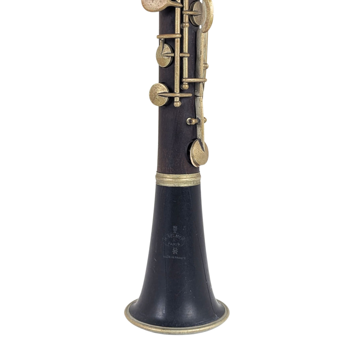 Antique Triebert Paris/LP Selmer Wood Clarinet, Low Pitch, Albert System - For Parts