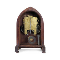 Antique Seth Thomas Gothic Beehive Cherry Mantel Clock W/ 5” Dial - Working