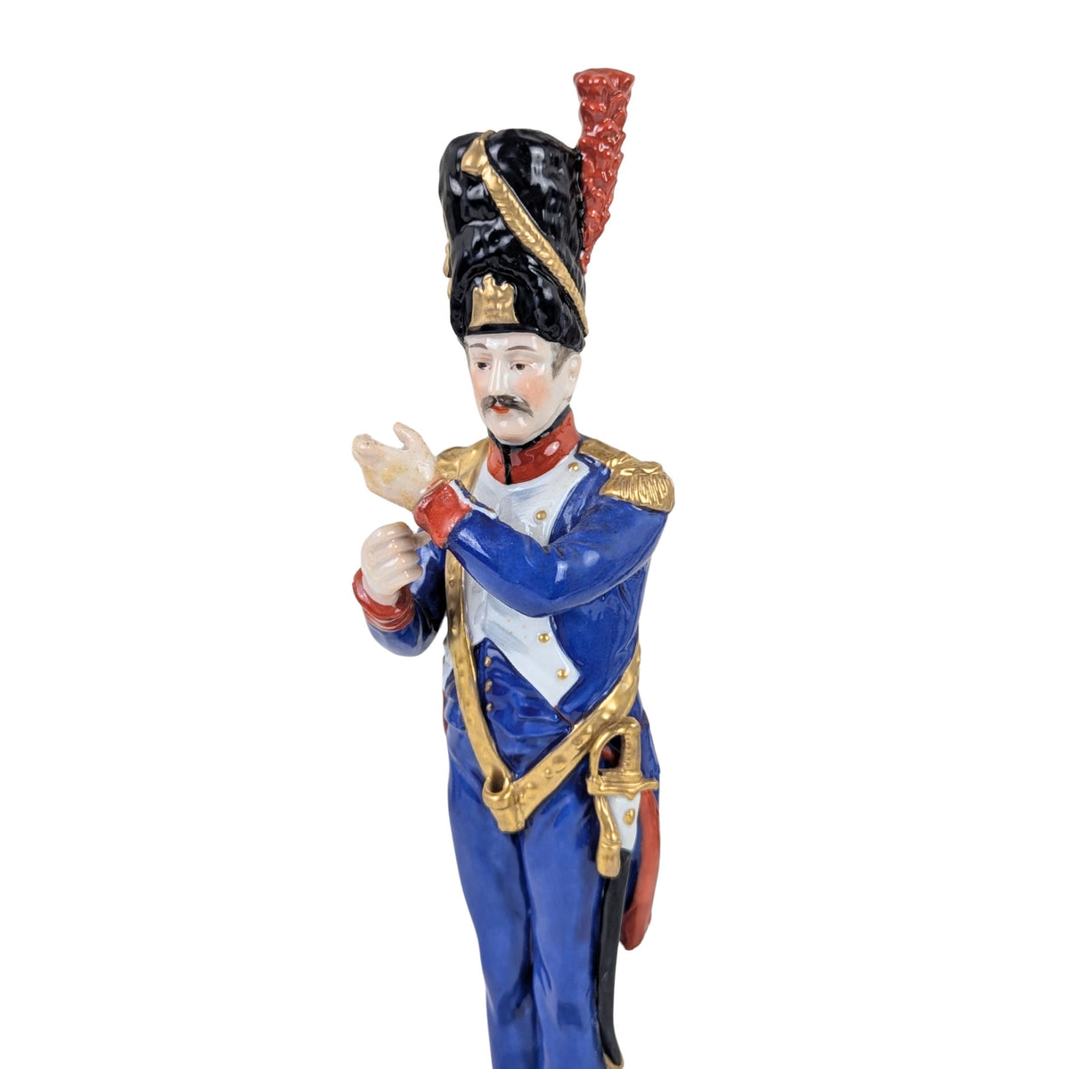 Capodimonte/Carl Thieme Dresden Porcelain Napoleon Soldiers - Lot of 5 Figurines