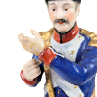 Capodimonte/Carl Thieme Dresden Porcelain Napoleon Soldiers - Lot of 5 Figurines