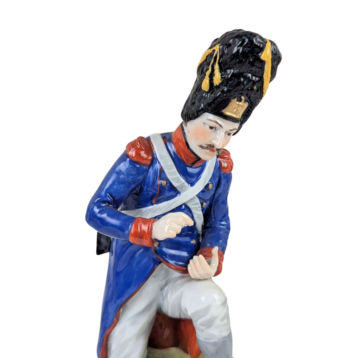 Capodimonte/Carl Thieme Dresden Porcelain Napoleon Soldiers - Lot of 5 Figurines