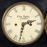 Chas. Nephew London 19th c. English Twin Fusee Mantel Clock - Running Excellent