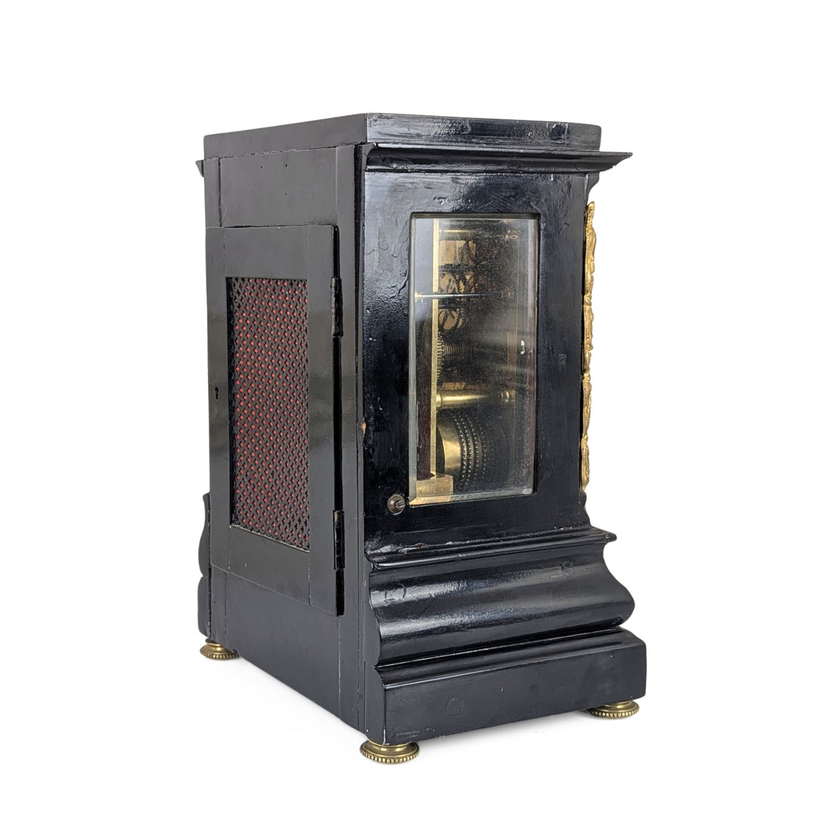 Chas. Nephew London 19th c. English Twin Fusee Mantel Clock - Running Excellent