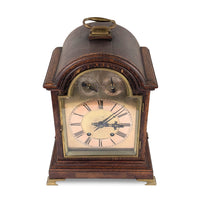 Antique Winterhalder & Hofmeier 16.5" German Oak Bracket Clock - Running