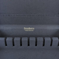 Reed & Barton Adams Black Faux Leather/Wood Flatware Chest