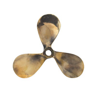 Vintage Michigan Wheel Bronze Propeller A-13 Inboard 3 Blade 7" Dia Keyed Tapered