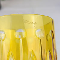 Fabergé "Xenia" Multicolor Cut to Clear Crystal Double Old Fashioned Glasses (4)
