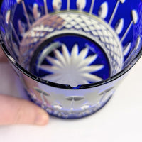 Fabergé "Xenia" Multicolor Cut to Clear Crystal Double Old Fashioned Glasses (4)