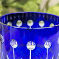 Fabergé "Xenia" Multicolor Cut to Clear Crystal Double Old Fashioned Glasses (4)