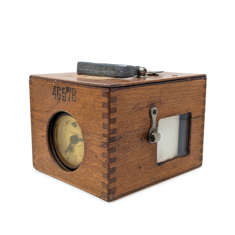 1930's Plasschaert No.3 Belgium Pigeon Racing Clock Timer Chronometer #46578