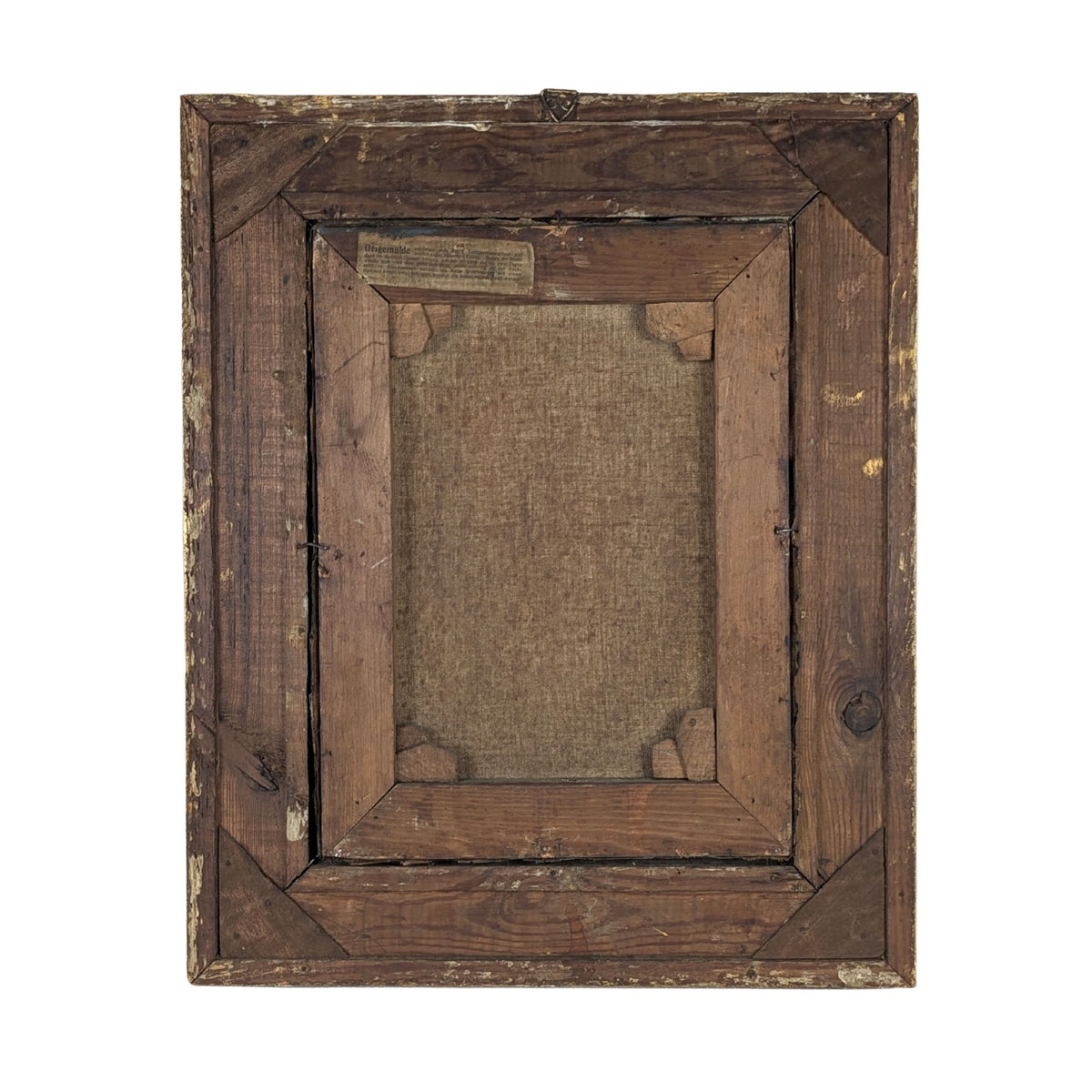 Antique Late Victorian / Edwardian Portrait Painting in Ornate Gilded Frame