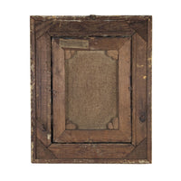 Antique Late Victorian / Edwardian Portrait Painting in Ornate Gilded Frame