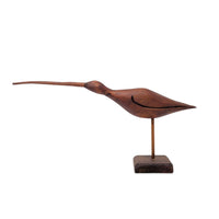 1930s Virginia Folk Art Carved Applewood Shorebird Decoy – Susan, Mathews Co.
