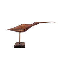 1930s Virginia Folk Art Carved Applewood Shorebird Decoy – Susan, Mathews Co.