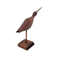 1930s Virginia Folk Art Carved Applewood Shorebird Decoy – Susan, Mathews Co.