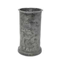 Antique 19th c. French Pewter 1 Litre Tankard, Amiens Hallmarked, 7 1/8"