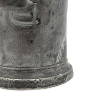 Antique 19th c. French Pewter 1 Litre Tankard, Amiens Hallmarked, 7 1/8"