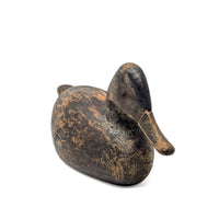 Antique 1910s Solid Wood Duck Decoy, Mathews County VA Farm Estate