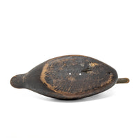 Antique 1910s Solid Wood Duck Decoy, Mathews County VA Farm Estate
