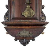1912 Gustav Becker Freischwinger Regulator P42 Walnut Wall Clock - Running