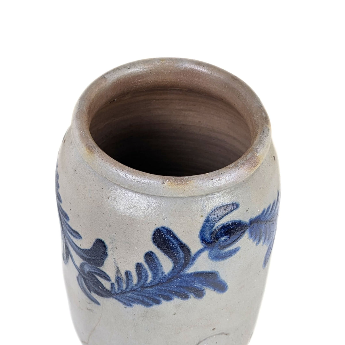 Antique Richard Remmey Philadelphia 2G Stoneware Jar with 1/2G Blunder Mark