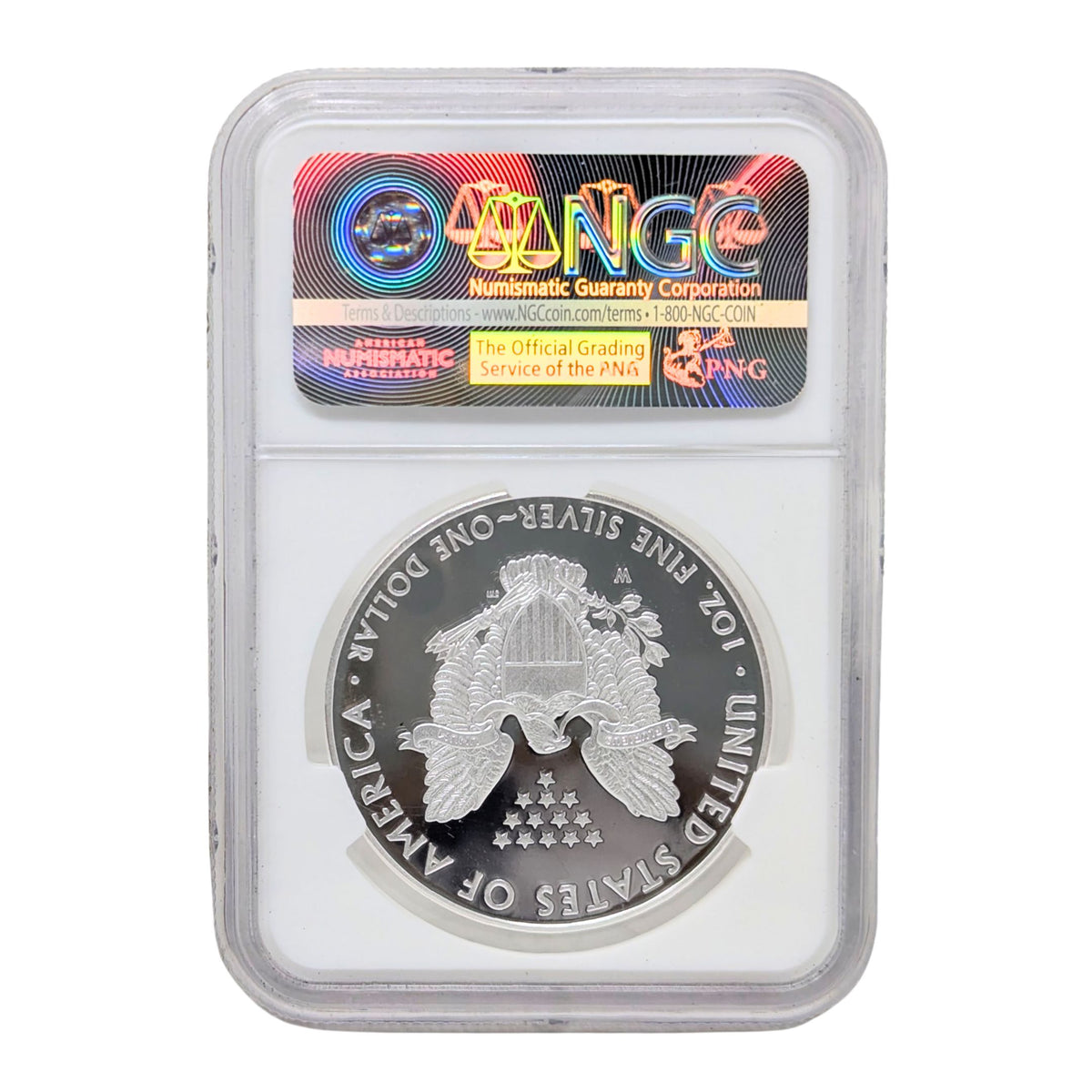 2016-W NGC PF70 UC 1oz Silver Eagle - Lettered Edge - 30th Anniversary