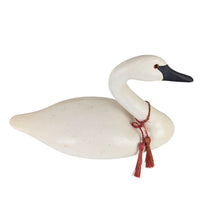 Signed Fred & Sally Schieber Hand Carved Wood Swan Decoy, BH Series, 2000