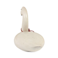 Signed Fred & Sally Schieber Hand Carved Wood Swan Decoy, BH Series, 2000