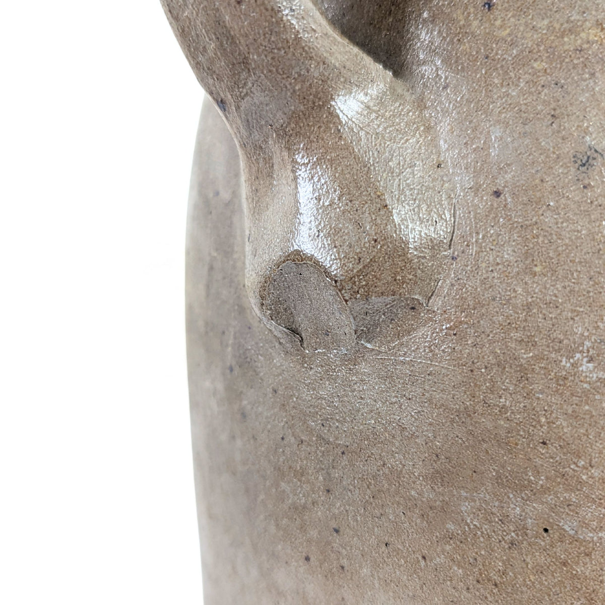 Antique P. Herrmann Baltimore MD 2 Gal. Stoneware Salt Glaze Jug, c. 1860