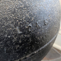 Antique 40-Gallon Cast Iron Cauldron & Mosaic Patio Table / Fire Pit