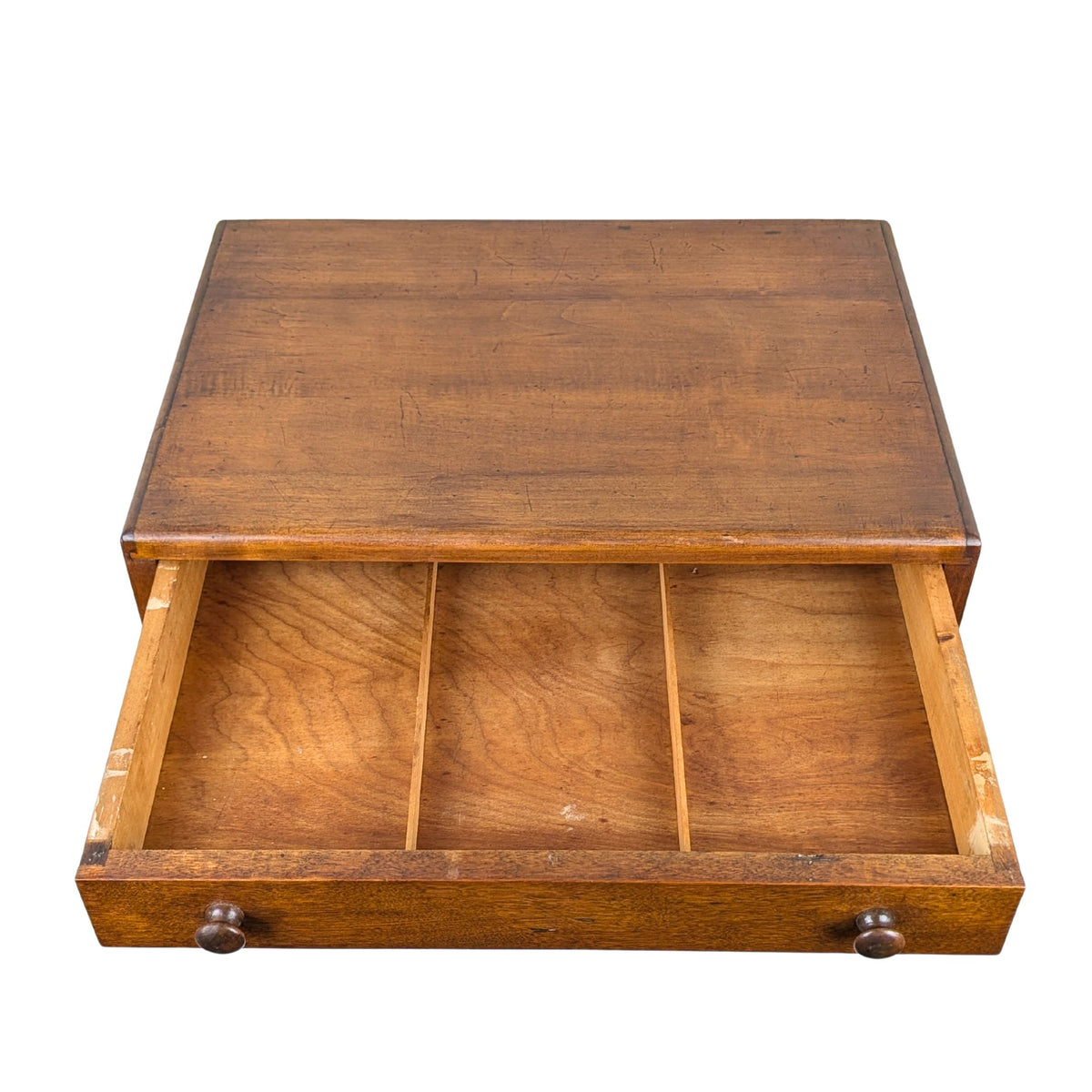 Vintage Solid Maple Specimen Cabinet/Storage Chest - Susan Virginia