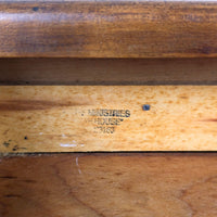 Vintage Solid Maple Specimen Cabinet/Storage Chest - Susan Virginia
