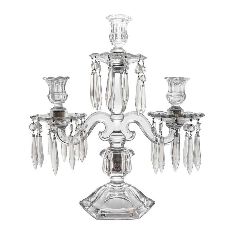 Heisey #301 Old Williamsburg 3-Light Candelabras (Pair)
