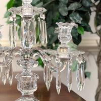 Heisey #301 Old Williamsburg 3-Light Candelabras (Pair)
