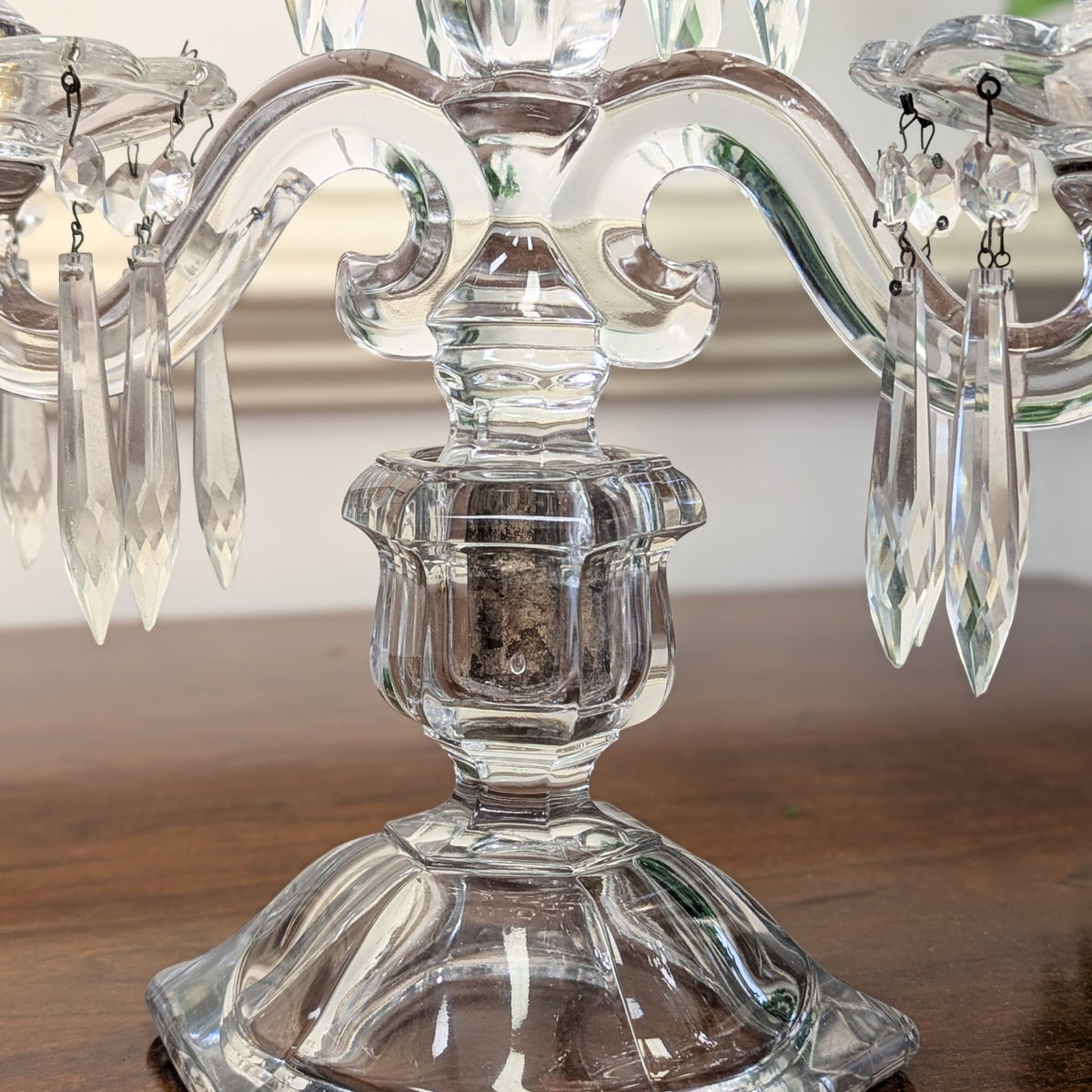 Heisey #301 Old Williamsburg 3-Light Candelabras (Pair)