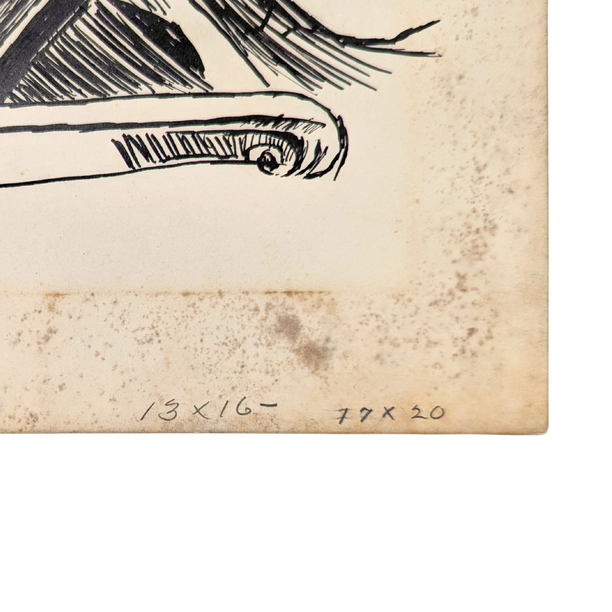 1902 Pen & Ink Drawing on Bristol Board "Their First Quarrel" After C.D. Gibson