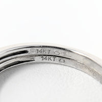 14K White Gold .75ct+ Diamond Solitaire Engagement Set - Size 5.75