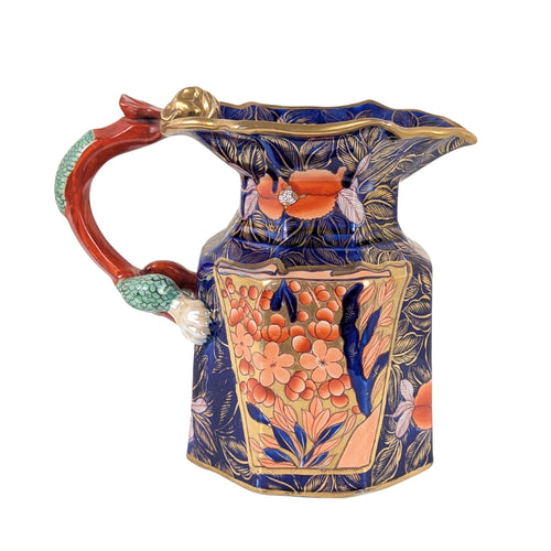 Antique Mason’s Ironstone 9" School House Hydra Jug Pitcher, circa 1820