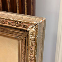 Vintage 32"x 42" Gold Ornate Frame w/ Signed 1953 Still Life Painting (Restoration Project)
