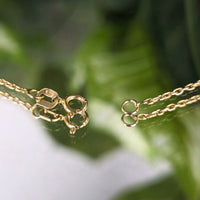Vintage 14K Yellow Gold 7" Minimalist Bar and Pearl Station Bracelet, 0.7g