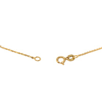 RCI 14K Yellow Gold 16” Floating Pearl Station Chain Necklace