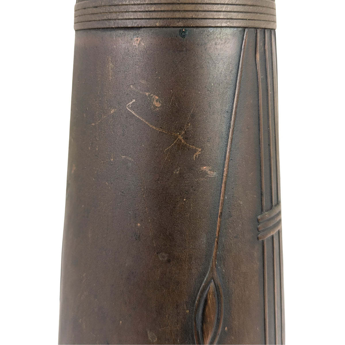 Antique Carl Deffner Esslingen Art Nouveau/Jugendstil Copper Claret Jug, 14"