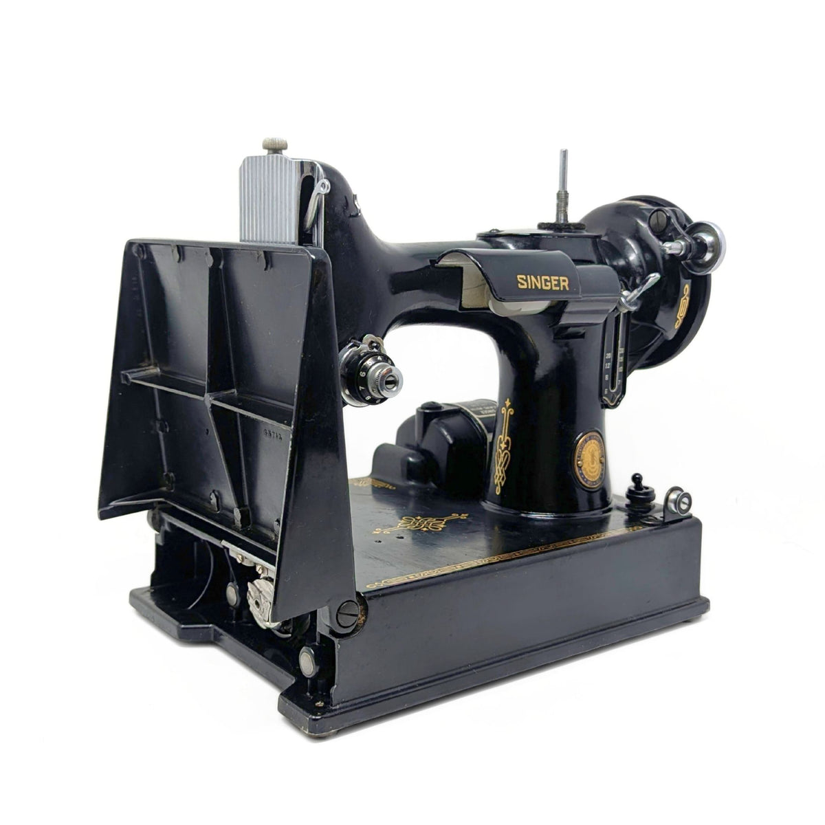 1949 Singer 221 Featherweight Sewing Machine Complete Kit - Tested